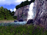 3D Living Waterfall Screensaver screenshot